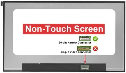 استبدال الشاشة لـ Dell Inspiron 15 7510 7520 15.6 "FHD 1920x1080 30 Dins Narrow Connector LCD لوحة عرض شاشة غير ملمس in Saudi Arabia