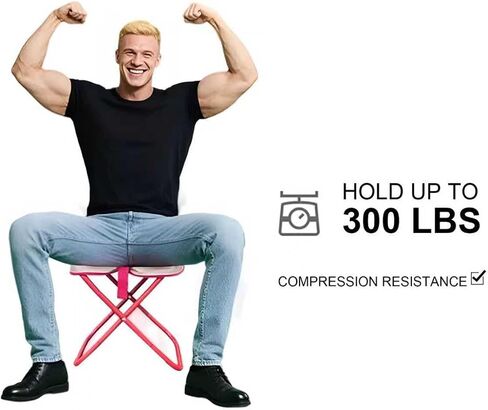 MINI EASY CARKY CARCH - COMPACT CARD CARCH للتخييم والمشي لمسافات طويلة وصيد الأسماك والبستنة والاستخدام في الهواء الطلق - خفيفة الوزن ، متينة ، سهلة حملها وإعدادها (الكاكي) in Saudi Arabia
