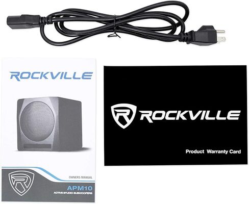 Rockville APM10C 10 "400 واط تعمل بالطاقة/النشط SUPWOOFER PRO SUB in Saudi Arabia