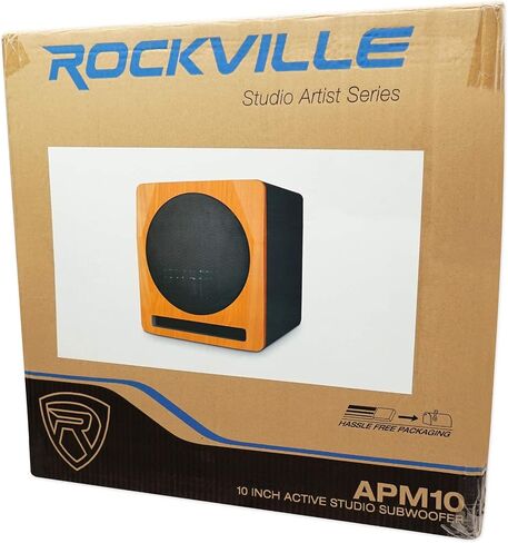 Rockville APM10C 10 "400 واط تعمل بالطاقة/النشط SUPWOOFER PRO SUB in Saudi Arabia