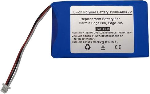1250mAh استبدال بطارية Navigator GPS لـ Garmi N Edge 605 ، Edge 705 ، 361-00019-12 in Saudi Arabia