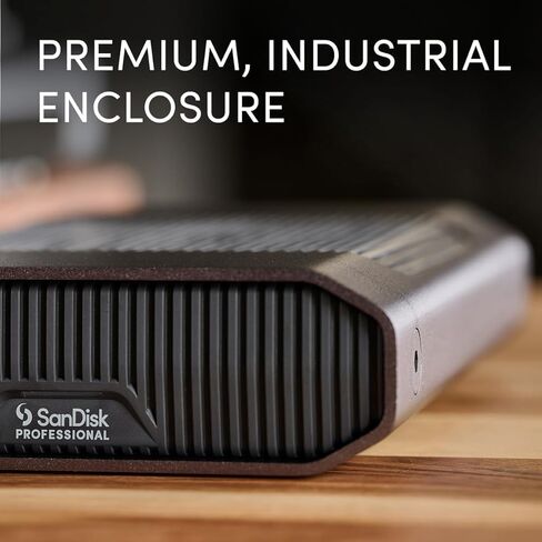 SanDisk Professional 26TB G-Drive Enterprise-Class External Desktop Hard Drive - 7200RPM Ultrastar HDD Inside, USB-C (10Gbps), USB 3.2 Gen 2, Mac Ready - SDPHF1A-026T-NBAAD in Saudi Arabia