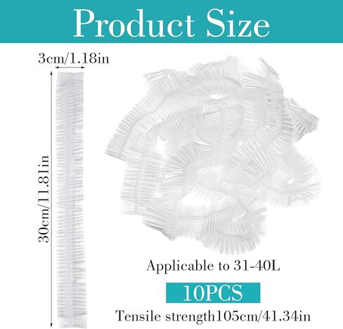 10 Pack Backpack Rain Cover, Disposable Waterproof Lightweight Backpack Cover Elastic Protector for Backpacks Outdoor Hiking Cycling Camping Travel Emergency 15-40L in Kuwait