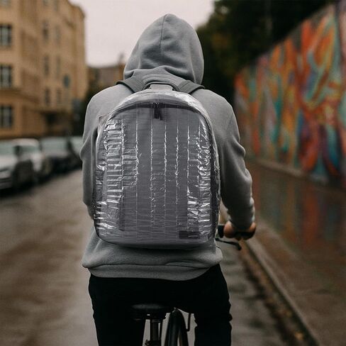 10 Pack Backpack Rain Cover, Disposable Waterproof Lightweight Backpack Cover Elastic Protector for Backpacks Outdoor Hiking Cycling Camping Travel Emergency 15-40L in Kuwait