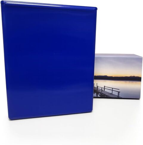 TSA Approved Fly-Safe and Temporary Travel Cremation Urn Kit for Human Ashes - Airline Friendly - 200 Cubic Inch Capacity - Airline-Ready Black Plastic Urn with Included Travel Box in Kuwait