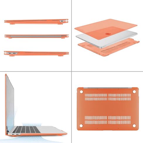 Mosiso متوافق مع MacBook Air 13 بوصة Case 2022 2021 2020 2019 2018 الإصدار A2337 M1 A2179 A1932 Touch ID ، غطاء صلبة بلاستيكية متوافقة مع MacBook Air 13.3 بوصة ، والكرز الأحمر in Kuwait