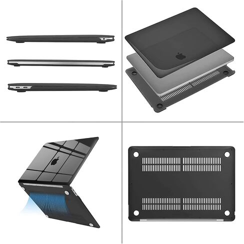 Mosiso متوافق مع MacBook Air 13 بوصة Case 2022 2021 2020 2019 2018 الإصدار A2337 M1 A2179 A1932 Touch ID ، غطاء صلبة بلاستيكية متوافقة مع MacBook Air 13.3 بوصة ، والكرز الأحمر in Kuwait
