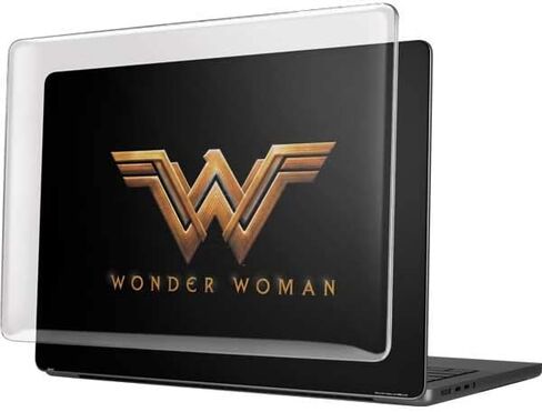 Skinit Case + Skin Compatible with MacBook Pro 14in (2021) - Officially Licensed Warner Bros Wonder Woman Gold Logo Design in Saudi Arabia