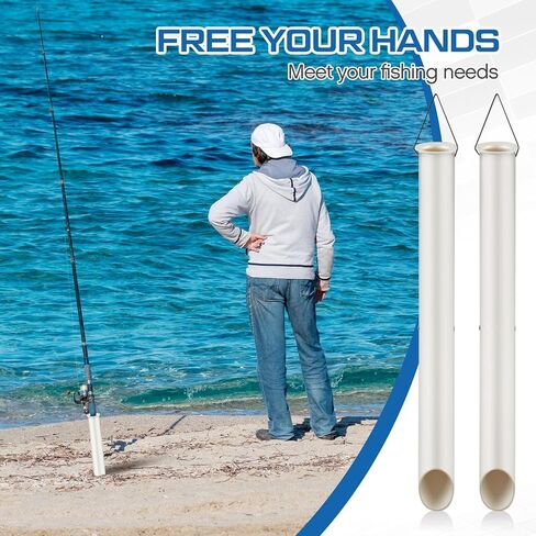 طفرات رملية أنبوبية لركوب الأمواج الصيد PVC Surf Shore و Peach Fishing Rod حامل الرمل للشواطئ والأنهار والشواطئ الرملية in Saudi Arabia