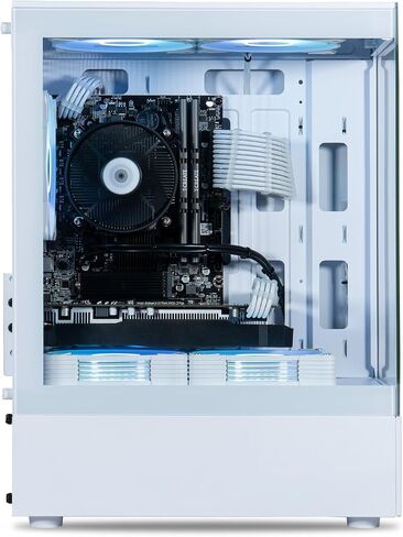 كمبيوتر ألعاب VIPRTECH Stryker 4.0، Ryzen 7، RTX 5060 8GB، 16GB/1TB، أسود in Kuwait