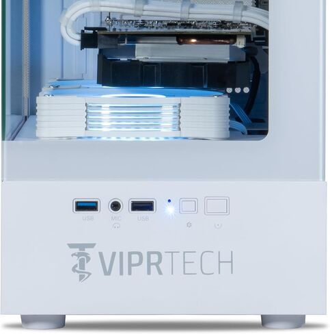 كمبيوتر ألعاب VIPRTECH Stryker 4.0، Ryzen 7، RTX 5060 8GB، 16GB/1TB، أسود in Kuwait