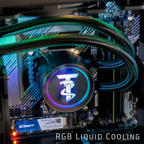 Viprtech Stryker 1.0 Gaming PC - AMD Ryzen 7 (4.1GHz Turbo) ، RX 580 8GB ، 32GB DDR4 3200 ، 1TB NVME SSD ، 700W PSU ، WIFI BT ، WIN 11 Pro ، RGB ، RGB Prebuilt ، White ، in Kuwait