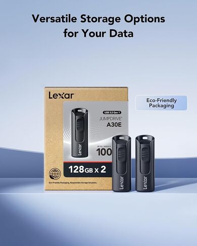 Lexar 32GB 3 عبوات محرك أقراص فلاش A30E USB 3.2 GEN 1 ، USB محرك يصل إلى 100 ميجابايت/ثانية ، وتوسيع التخزين والنسخ الاحتياطي لأنظمة أجهزة الكمبيوتر الشخصية و MAC in Saudi Arabia
