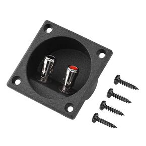 Ejoyous Speaker Box Terminal Cups Double Binding Post Cable Connector Subwoofer Box Speaker Terminal Plates Acoustic Components for Home Car Stereo in Kuwait