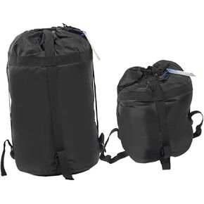 Popetpop 2pcs حقيبة ضغط القماش في Oxford للتخزين خفيفة الوزن وأكياس للتخييم المشي لمسافات طويلة وحقائب الظهر منظم سفر متين in Kuwait
