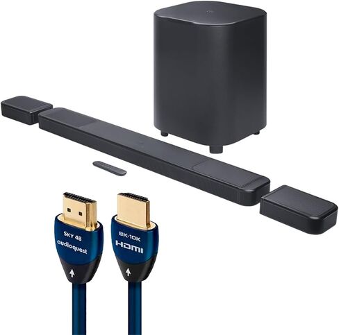 JBL BAR 1300X MK2 11.1.4 Channel Soundbar with AudioQuest Sky 3m HDMI Cable in Saudi Arabia