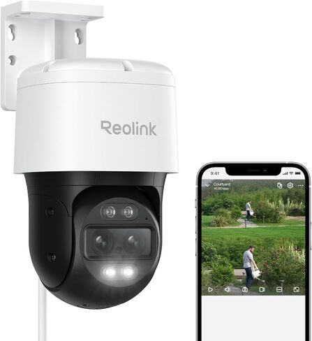 Reolink Duo 3 16mp UHD Dual Lens Trackmix Poe Security Camera Backle مع 360 كاميرا و 16CH NVR مع 4TB HDD مثبت مسبقًا in Saudi Arabia