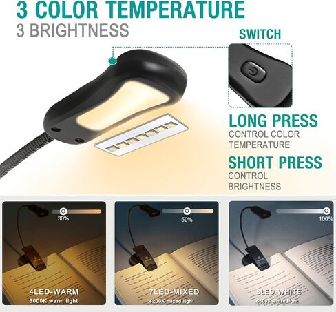 Vekkia قابلة لإعادة الشحن LED ضوء قراءة ضوء in Kuwait