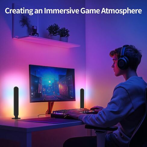 شريط ضوء LED مع مزامنة الموسيقى ، RGB TV Backlight مع التحكم في التطبيق متعدد الأشكال وتغيير الألوان ، الإضاءة المحيطة التي تعمل بالطاقة USB للشاشة أو الألعاب أو خلف ملحقات الضوء التلفزيوني in Saudi Arabia