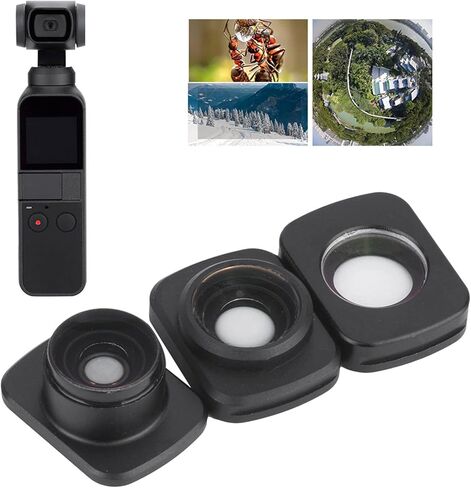 عدسة Yoidesu Osmo Camera Set 10x Macro Fisheye Micro Wide Lens Kit With High Classency Glass for Close Hangued Scenery Photography in Saudi Arabia