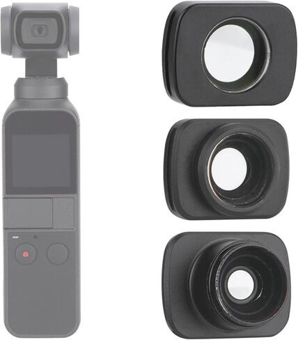 عدسة Yoidesu Osmo Camera Set 10x Macro Fisheye Micro Wide Lens Kit With High Classency Glass for Close Hangued Scenery Photography in Saudi Arabia