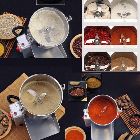 325-700G طاحونة توابل حبوب الأعشاب الكهربائية ، سرعة عالية ، الفولاذ المقاوم للصدأ ، آلة مسحوق التأرجح in Kuwait
