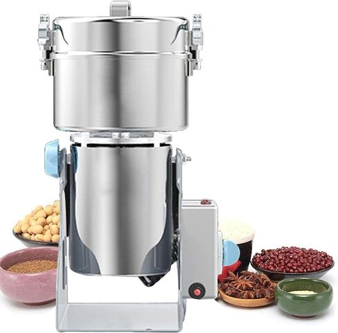 High Speed Herb Coffee Spices Grinder Powder Machine, Multifunction Cereals Mill with Overload Protection, Ideal for Home & Commercial Use in Saudi Arabia