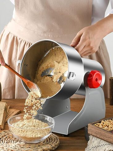 Electric Cereal Grinder, High Speed Food Powder Machine for Corn, Coffee, Spice, Multifunctional Swing Electric Grinder Mill in Saudi Arabia