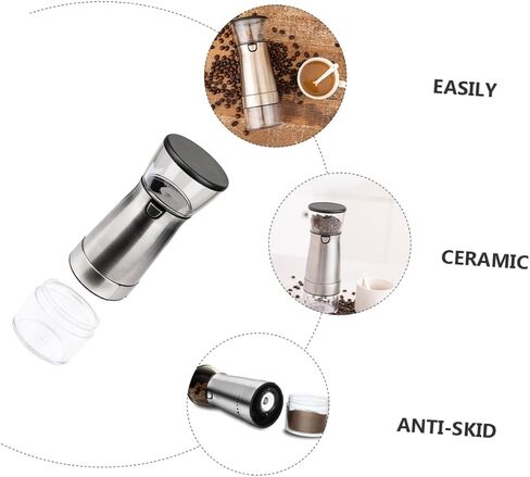 Healifty كهربائي القهوة طاحونة الفولاذ المقاوم للصدأ من الفولاذ المقاوم للصدأ الأسرة USB القابلة لإعادة الشحن in Saudi Arabia