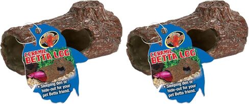 Zoo Med Laboratories AZMFA50 Sinking Ceramic Betta Log 4.25 inche in Saudi Arabia