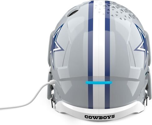 NFL Echo Dot Bundle: Includes Echo Dot | Charcoal and Limited-Edition NFL Helmet Stand | Dallas Cowboys in Saudi Arabia