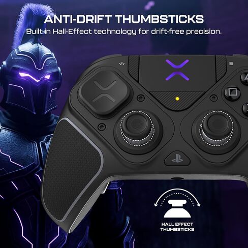 Turtle Beach Victrix Pro BFG Reloaded Wireless Gaming Controller مرخص رسميًا لـ PlayStation 5 ، PS5 ، PS4 ، PC ، MODULE MODULE ، FAGTPAD ، عصي القاعة/المشغلات ، الضوابط القابلة للتخصيص - الأسود in Saudi Arabia