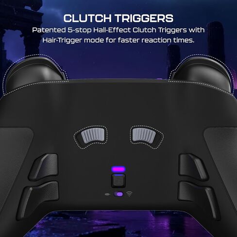 Turtle Beach Victrix Pro BFG Reloaded Wireless Gaming Controller مرخص رسميًا لـ PlayStation 5 ، PS5 ، PS4 ، PC ، MODULE MODULE ، FAGTPAD ، عصي القاعة/المشغلات ، الضوابط القابلة للتخصيص - الأسود in Saudi Arabia