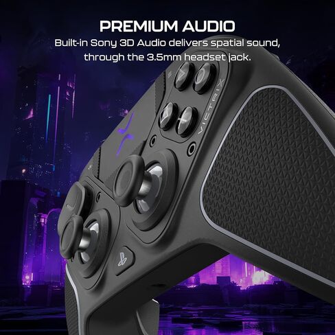 Turtle Beach Victrix Pro BFG Reloaded Wireless Gaming Controller مرخص رسميًا لـ PlayStation 5 ، PS5 ، PS4 ، PC ، MODULE MODULE ، FAGTPAD ، عصي القاعة/المشغلات ، الضوابط القابلة للتخصيص - الأسود in Saudi Arabia