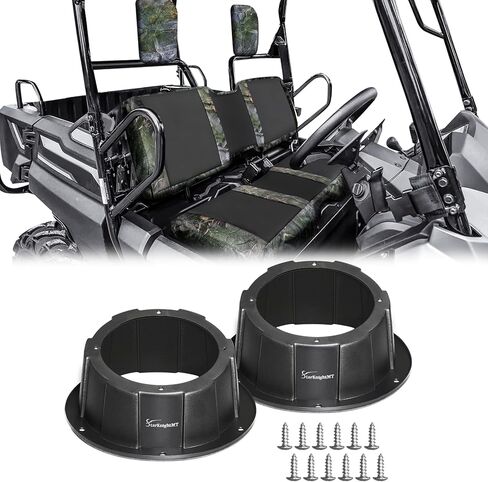 STARKNEYMT 2PCS SPEALER PODS لـ 6.5 بوصة مكبرات صوت عالمية وغطاء مقعد النيوبرين المتوافق مع Pioneer 700 700-4 2014-2024 مضاد للخلع ، مضاد لـ UV ، غير انزلاق in Saudi Arabia