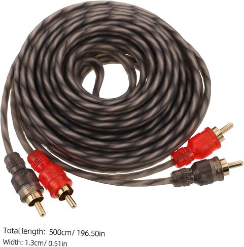 Cabilock Car Audio Cable for Modification Pure Copper Speaker Wire Kit for Easy Installation Compatible with Subwoofers and Stereo Systems in Saudi Arabia