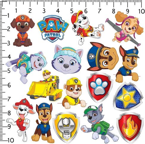 Paw Patrol Variety 50ct Vinyl Large Deluxe Stickers Variety Pack - Laptop, Water Bottle, Scrapbooking, Tablet, Skateboard, Indoor/Outdoor in Saudi Arabia