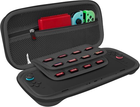 Hermitshell Hard Case for Nintendo Switch 2 game controller 2025 (Black, Small) in Saudi Arabia