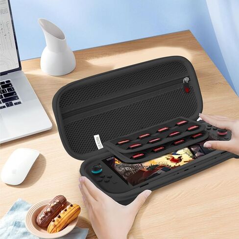 Hermitshell Hard Case for Nintendo Switch 2 game controller 2025 (Black, Small) in Saudi Arabia