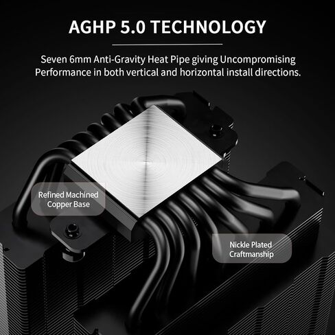 Thermalright Phantom Spirit 120 Digital EVO CPU Air Cooler,7 Heat Pipes CPU Cooler,Dual 120mm PWM Fans,Magnetic Attraction-Digital Screen Top Cover,for AM4/AM5/LGA1700/1851/1150/1151/1200,PC Cooling in Saudi Arabia