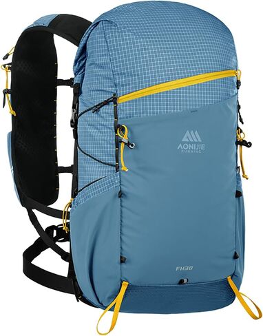 Aonijie FH2530 حقيبة المشي لمسافات طويلة 30L ULTRALIGHT للرجال للنساء سعة كبيرة المسار يركض على حقيبة تحمل على الظهر التخييم (الأزرق) in Kuwait
