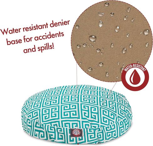 Grey Towers Large Round Indoor Outdoor Pet Dog Bed With Removable Washable Cover By Majestic Pet Products in Kuwait
