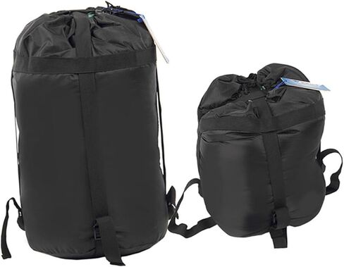 Popetpop 2pcs حقيبة ضغط القماش في Oxford للتخزين خفيفة الوزن وأكياس للتخييم المشي لمسافات طويلة وحقائب الظهر منظم سفر متين in Kuwait