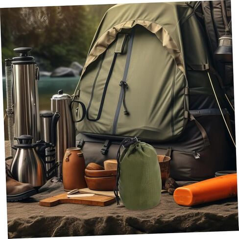 Bestonzon Compression Stuff Sack حقيبة سفر نايلون متينة للتخييم على المشي لمسافات طويلة ومغامرات في الهواء الطلق تصميم مضغوط لسهولة حمل وتخزين معاطف المطر والعتاد in Kuwait