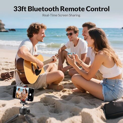 شاشة شاشة Selfie Selfie Phone Phostrip Magnetic Vlog ، شاشة Selfie Camera 1080 بكسل ، تسجيل لاسلكي 4K 30 إطارًا في الثانية لـ iPhone & Android ، الكاميرا الخلفية لـ Selfie Vlog Live Stream Tiktok in Kuwait