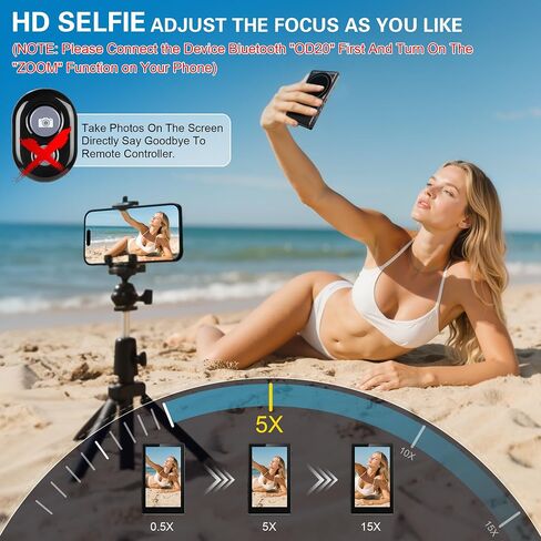 VLOG Selfie Monitor Screens لـ iPhone & Android ، مكبر صوت مدمج وضبط شاشة VLOG Selfie Selfie FOURS in Saudi Arabia