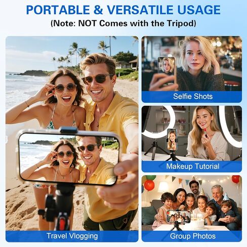 VLOG Selfie Monitor Screens لـ iPhone & Android ، مكبر صوت مدمج وضبط شاشة VLOG Selfie Selfie FOURS in Saudi Arabia