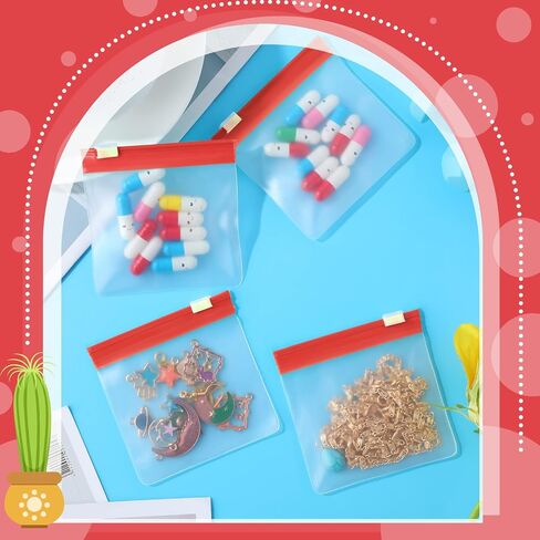 24 Pieces Pill Pouch Bags Zippered Pill Pouch Set Reusable Translucent Medicine Organizer Self Sealing Medicine Bag Travel Plastic Pill Bags with Slide Lock Pill Baggies for Pills Storage (Black) in Saudi Arabia