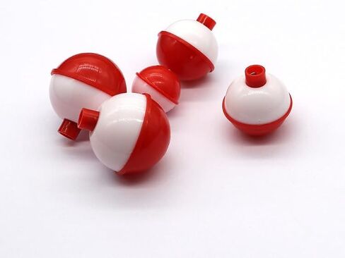 40-Piece Bulk ABS Fishing Floats, Button-Style Round Bobbers in Assorted Colors for Fishing Tackle Accessories, 1/1.5 Inch in Saudi Arabia