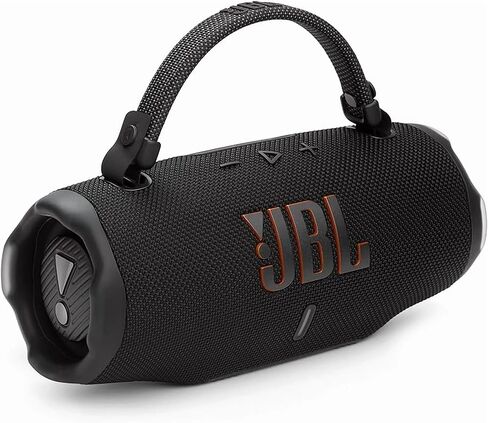 Charge 6 Portable Bluetooth Speaker | IP68 Waterproof, DustProof, and DropProof, Outdoor Wireless Audio | 28Hrs Playtime Megen Hardshell Protection Case (Black) in Saudi Arabia